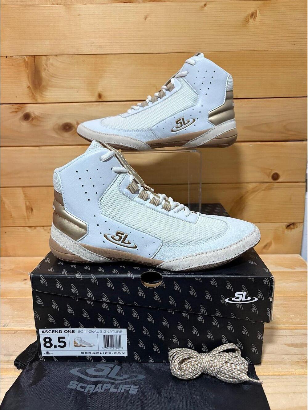 New in box Limited Edition Scraplife Bo Nickal Wrestling shoes - Men’s size 8.5